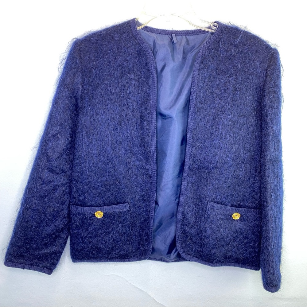 ** Vintage Navy Rannoch Designs /The Scotch House Jacket** 6(check measurements)